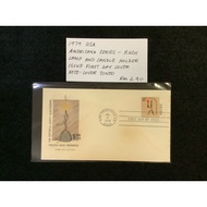 1979 USA Americana Series-Rush Lamp & Candle Holder Issue First Day Cover. Note:Cover Toned