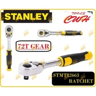 STANLEY 72 Teeth RATCHET HANDLE FOR BOX SPANNER SOCKET RACHET 82663 STMT82664 STMT82665 TOPTUL SATAG