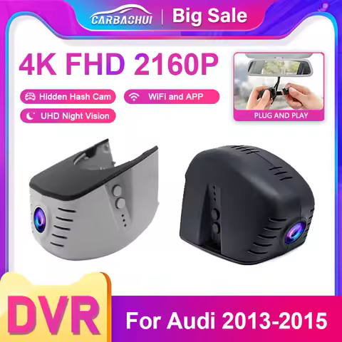 4K 2160P Car DVR Wifi Dash Camera Video Recorder Dual Lens Easy Installation For Audi A1 A3 A4 A5 A6