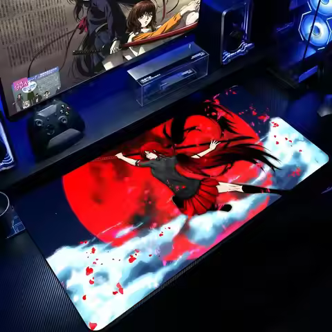 Saya Kisaragi Anime Character Mouse Pad Mousepad Large Gaming LockEdge Thickened Computer Keyboard T