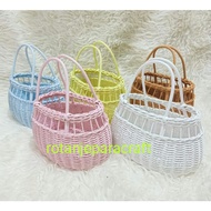Oval Rattan Bag/Rattan Bag/Rattan hampers Bag/Selling Rattan Bag/Rattan Bag