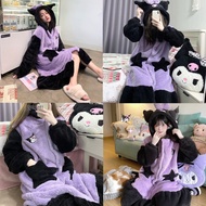 พร้อมส่ง💜 ชุดน่ารัก Kuromi คุโรมิ สีม่วงดำน่ารัก ชุดคอสเพลย์ ชุดมาสคอต ชุดนอน ชุดแฟนซี ชุดปาร์ตี้ ชุ