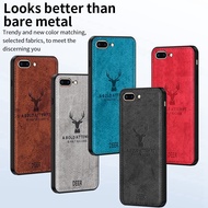 Elk Pattern Casing For Huawei Mate 40 30 20 10 Pro 20X 9 Phone Case Matte Slim Fashion Luxury Canvas Cloth Texture TPU Case