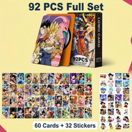 Bandai | Anime DBZ Trading Photocard Super Cards 92PCS Card Figure Goku Vegeta Collectible Photo Car