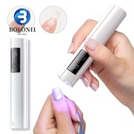 BO LED Nail Lamp, Single Finger 45s Timer Mini Nail Dryer Light, Wireless Lamp Hand-held Portable Di