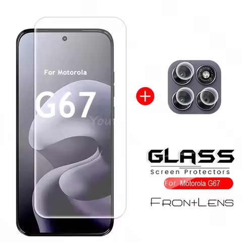 For Motorola G67 Glass Tempered Film Motorola Moto G67 Glass Phone Screen Camera Protector Film Temp