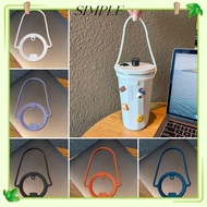 SIMPLESHOP 2Pcs Insulated Tumblers, Keep Drinks Hot Cold Dia 85 to 100mm Water Bottle Handle, Leakpr