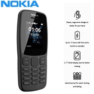 โทรศัพท์มือถือพื้นฐานสำหรับ Nokia 106สองซิมพร้อมกล้องหน้าจอแสดงผล1.77TFT