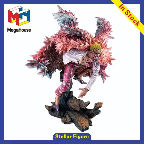 【SF】In Stock MegaHouse Portrait of Pirates SA MAXIMUM ONE PIECE Donquixote Doflamingo Figures Model 