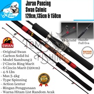 Joran Pancing Swan Colmic 120cm - 150cm (4-8lbs) Carbon Solid Murah -