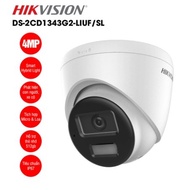 IP Camera DS-2CD1343G2-LIUF/SL 4MP HIKVISION hemispherical, IR 30m, Smart Hybrid Light, Microphone &