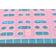 High-quality cage mat for rabbits, guinea pigs, chinchillas, anti-jamming feet, size 34 x 25cm