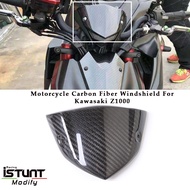 Carbon Fiber Winshield For Kawasaki Z1000 Motorcycle Modified  Instrument Shell Protector Cover Escape moto Accessories