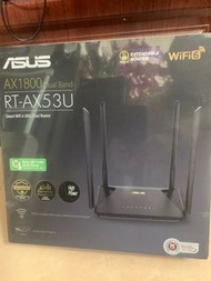ASUS AX1800 Dual Band AT-AX53U smart wifi 6 Router Wifi接收器 華碩