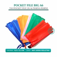 A6 Zipper Folder - Colorful A6 Pocket Bag