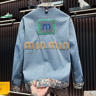 FGD | แจ็คเก็ตหนังคอปักสูง