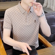 Polo shirt/men's polo shirt/polo shirt/women's polo shirt/High End men's t-shirt short sleeved summer slim fit Korean version fashionable