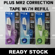 PLUS CORRECTION TAPE MR2 ( 1 APPLICATOR + 1 REFILL )