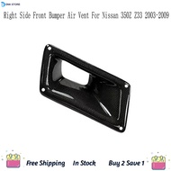 Right Side Intake Air Duct Cover Front Bumper Air Vent Intake for 350Z Outlet Cover 350Z Front Bumpe