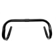 Stang Sepeda Balap Jadul Fixie Standar 25.4 mm NON Oversize Drop Bar Dropbar Besi Hitam Chrome Silve