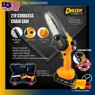 DAIZEN Cordless Chainsaw Battery Electric Pruning Saw Chainsaw Rechargeable Lithium Battery Mini Cha