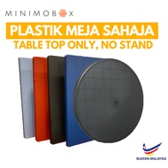 (TABLE TOP ONLY TIDAK TERMASUK KAKI BESI) Muka Meja Plastik/ Meja Lipat/ Meja Pasar Malam/ Plastic T