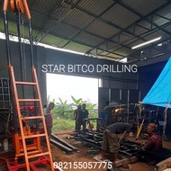 mesin bor sumur air tanah model Power Rig chain block