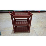 Spice rack, plastic onion rack, 3-tier mini ice rack