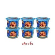 OTOP ป้าแว่น น้ำพริกกุ้งเสียบอันดามัน 30 กรัม (แพ็ก 6 ชิ้น) (369003-676787010)