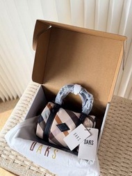 全新韓國Daks 格紋波士頓包Daks bag Daks 袋