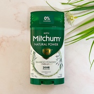 [Mitchum] Natural Power Deodorant for Men Bamboo Cedarwood scent 76 g Mitchum Roll-On Antiperspirant