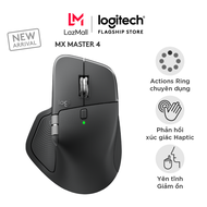 Chuột không dây công thái học Logitech MX Master 4 - Rung phản hồi Cuộn siêu nhanh Sạc USB-C Bluetoo