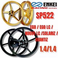 EGO / EGO S / NOUVO S / EGO LC / NOUVO LC / SOLARIZ / AVANTIZ (1.4/1.4-17) SPORT RIM ENKEI SP522 READY STOCK