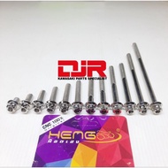 Probolt stainless m6 bolt 10 length 1cm - 11cm model 2 keys GS1 glossy original HENG THAILAND