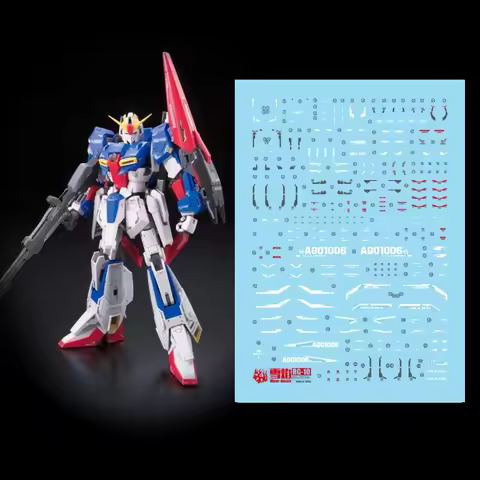 Flaming Snow Decal for RG10 Z/ZETA/ZETA3/Z3 RG Z Fluorescent Stickers for Assembly Model Building Ho