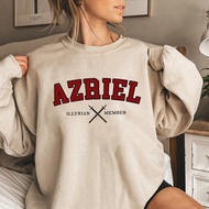 Azriel Shadowsinger ACOTAR Sweatshirt Rhysand Sweater Women Sweatshirts Terrasen Hoodie Book Lover S