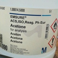 Ready Acetone acetone Merck for analysis/ 500ml eceran Murah