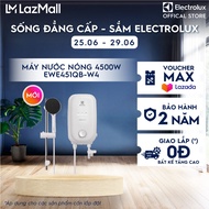 [MỚI] Máy nước nóng trực tiếp Electrolux có bơm trợ lực EWE451QB-W4 - Giao lắp 0Đ