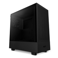 H5 Flow Compact ATX Mid-Tower PC Gaming Case – High Airflow Perforated Tempered Glass Front/Side Pan