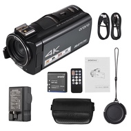4K Digital Video Camera WiFi Camcorder DV Recorder 3.5 Inch IPS Touch Panel 30MP 30X Zoom Anti Shake