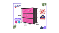 Century Drawer 3 Tier ECB9330/AC B9330 B9330MC Drawer Baju Cabinate