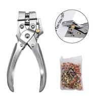 Kìm bấm lỗ khoen giày da giấy túi xách có lò xo điều chỉnh độ sâu lỗ bấm