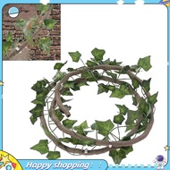 【ouwym9al】Reptile Bend-A-Branch Vines Flexible Leaves Pet Habitat Decor Climber Jungle Long Vines fo