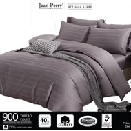 Jean Perry Coray 4-In-1 King Fitted Bedsheet Set 100% Combed Cotton Sateen (40cm)