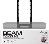Soundbass Beam TV Mount, Black, Compatible with Sonos Beam Soundbar, Mounting Bracket for Under TV,