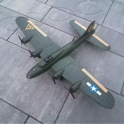 CSOC Remote-Controlled Aircraft with light B17 B16 F22 Drop-Resistant Fixed-Wing Glider Foam Aircraf