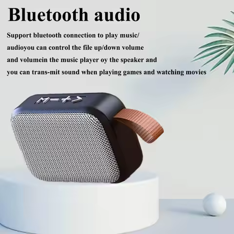 G2 Bluetooth 5.0 Wireless Sound Box - Portable Oxford Mini Speaker with 3D Surround HiFi Audio for O