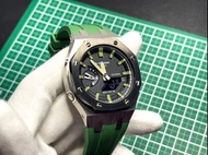 《改裝訂製》G-SHOCK特別限量版 男裝女裝手錶鋼錶 農家橡樹  Casioak Casio G Shock Special Limted Edition GA2100 Luxury Men Lad