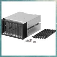 (OAKF) 3.5 Inch HDD Cage Rack Hard Driver Tray Hard Drive Cage Support 3 HDD Hard Disks