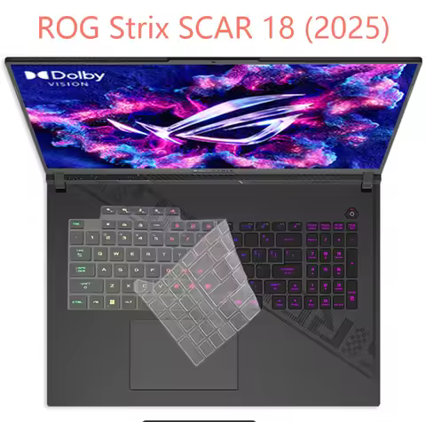 TPU Laptop Keyboard Cover Skin For Asus ROG Strix SCAR 18 2025 G835L G835 LX LW / ROG Strix G18 2025